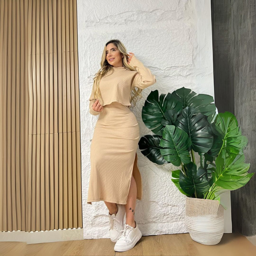 Conjunto Vestido + Buso Zarela Elegance