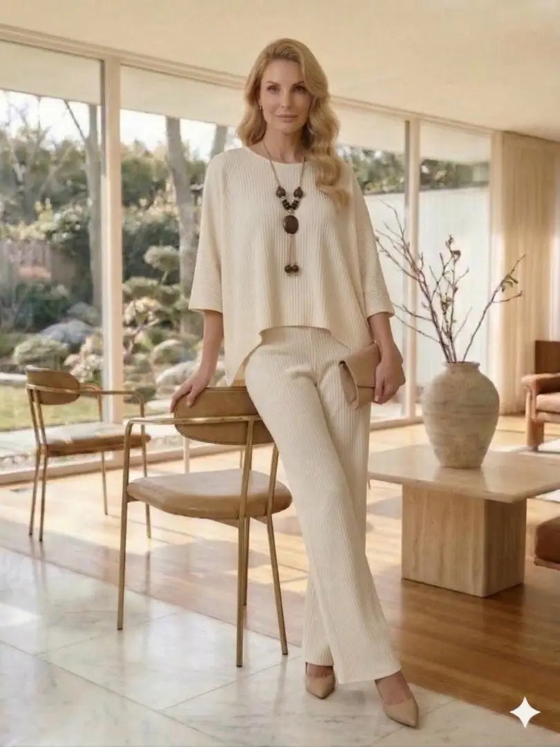 Conjunto Ruana, top y pantalón JUANA