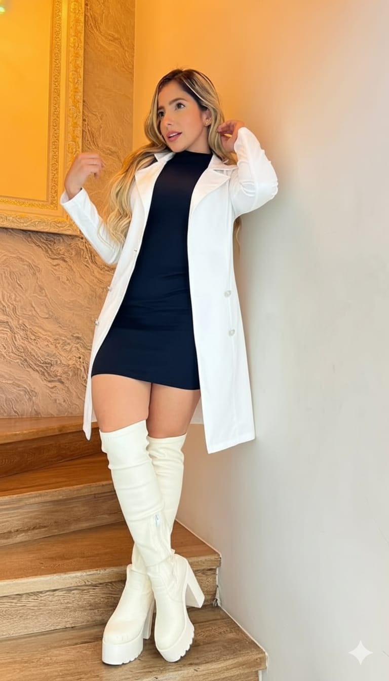 Blazer Con Vestido