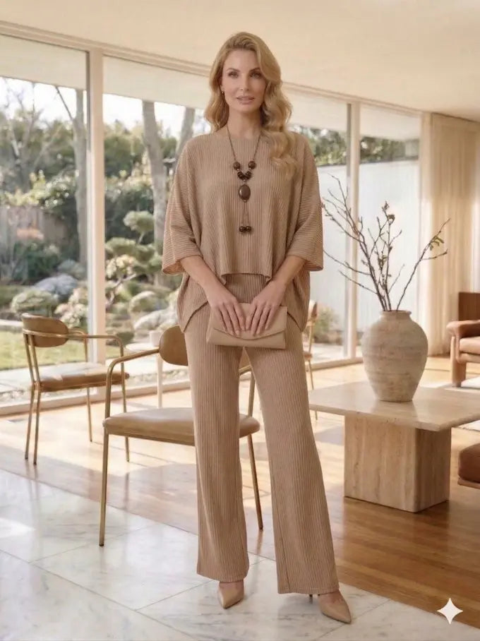 Conjunto Ruana, top y pantalón JUANA
