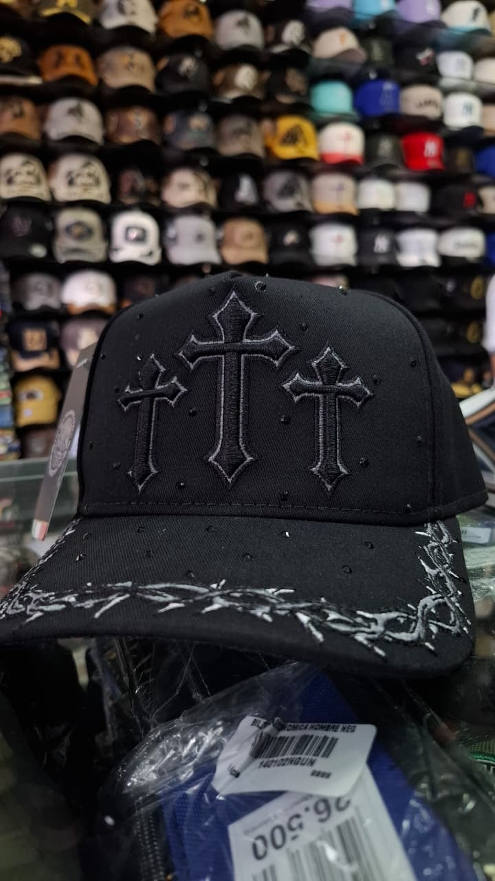 Gorra 3 Cruces Diamantes