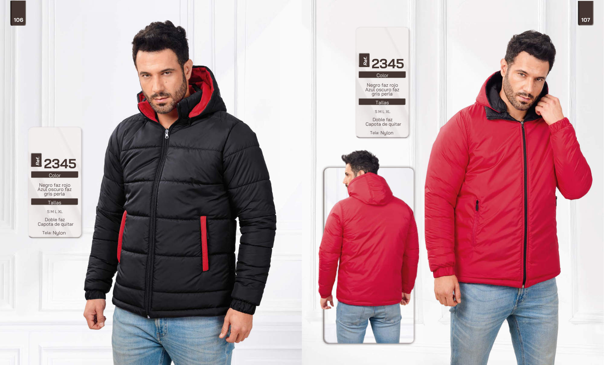 Chaqueta Doble Faz Caballero