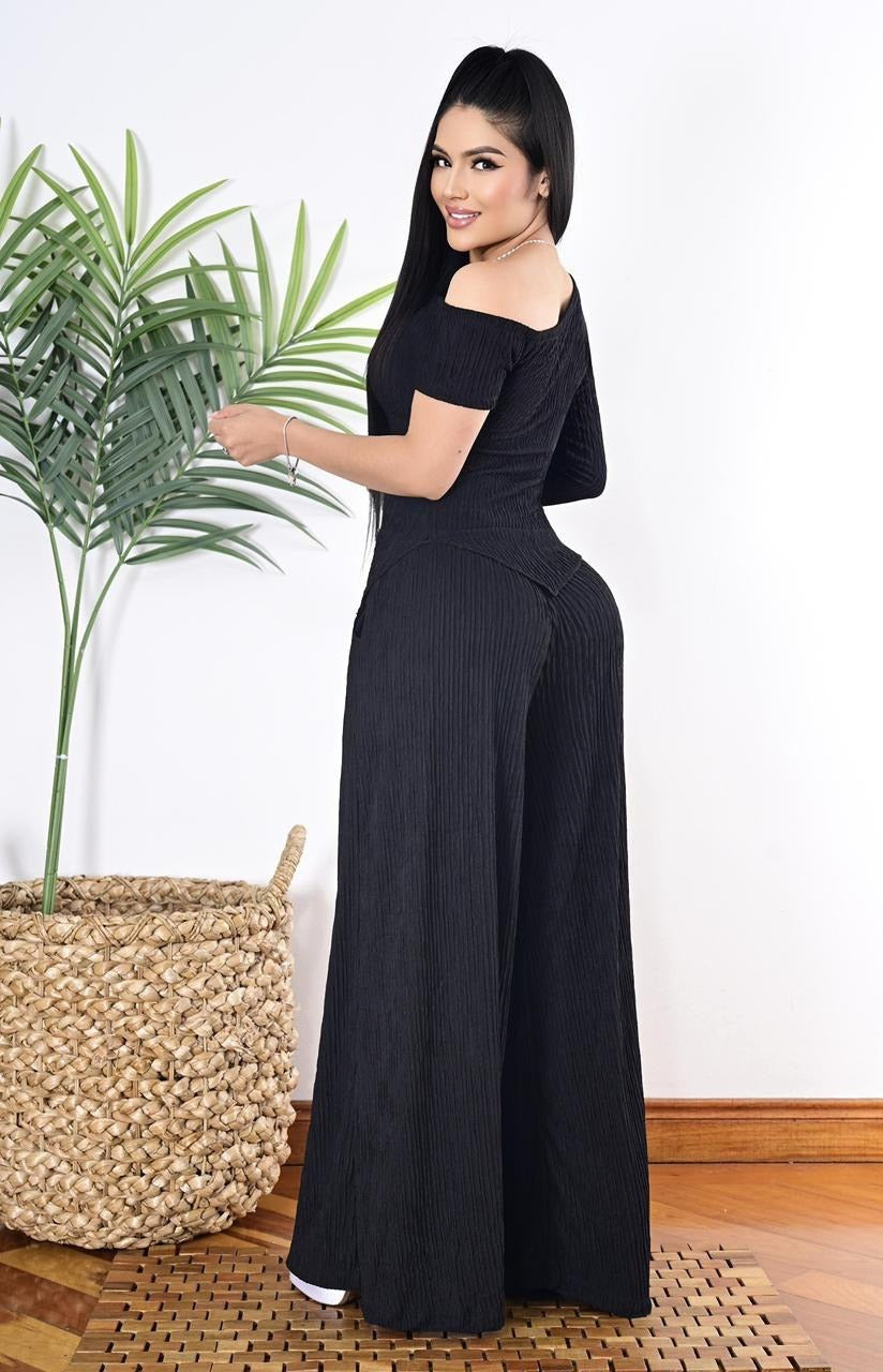 Conjunto Palazzo y blusa Mompos