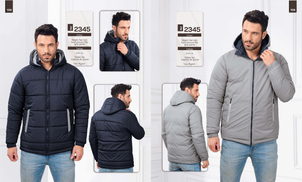 Chaqueta Doble Faz Caballero