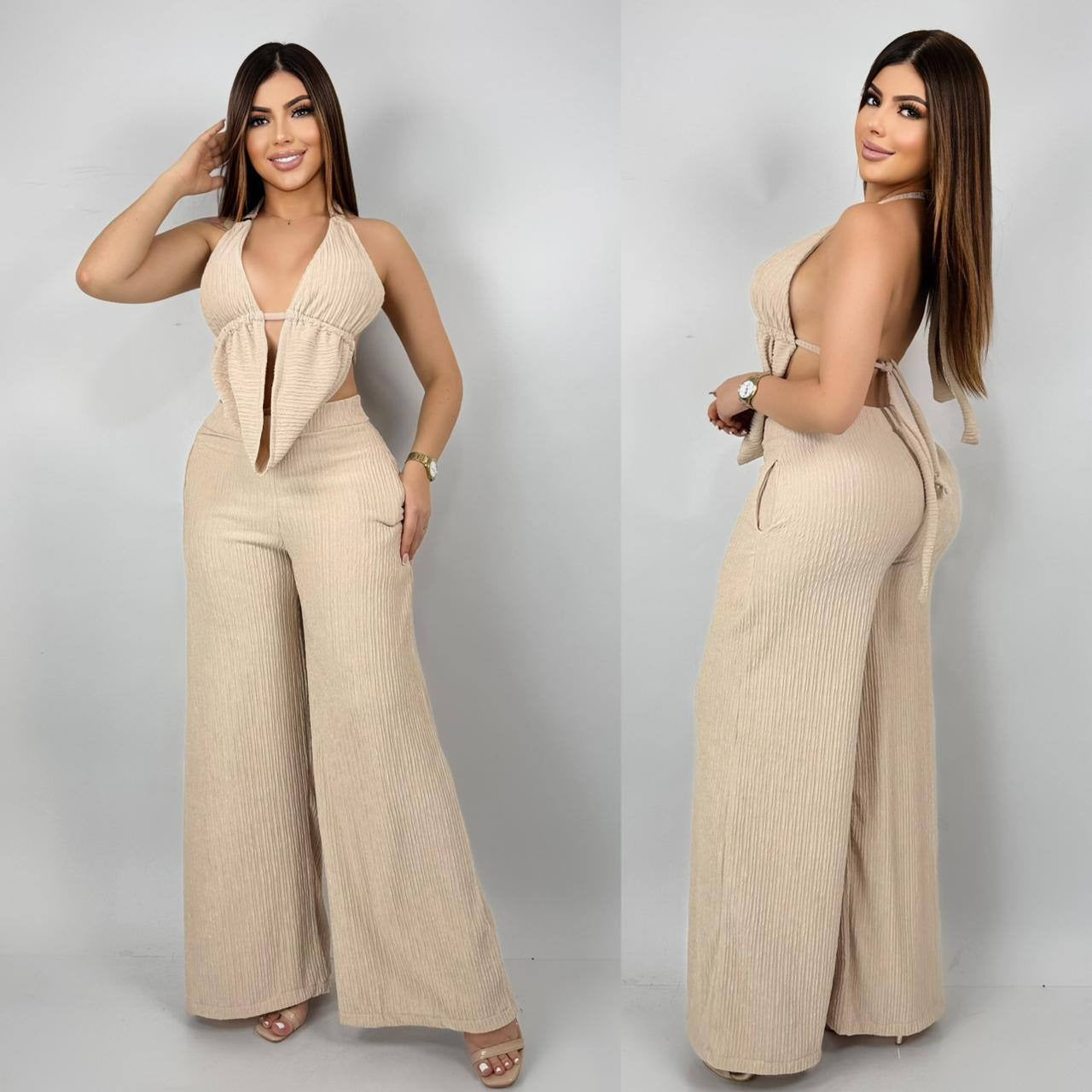 Conjunto Palazzo y blusa LUCI