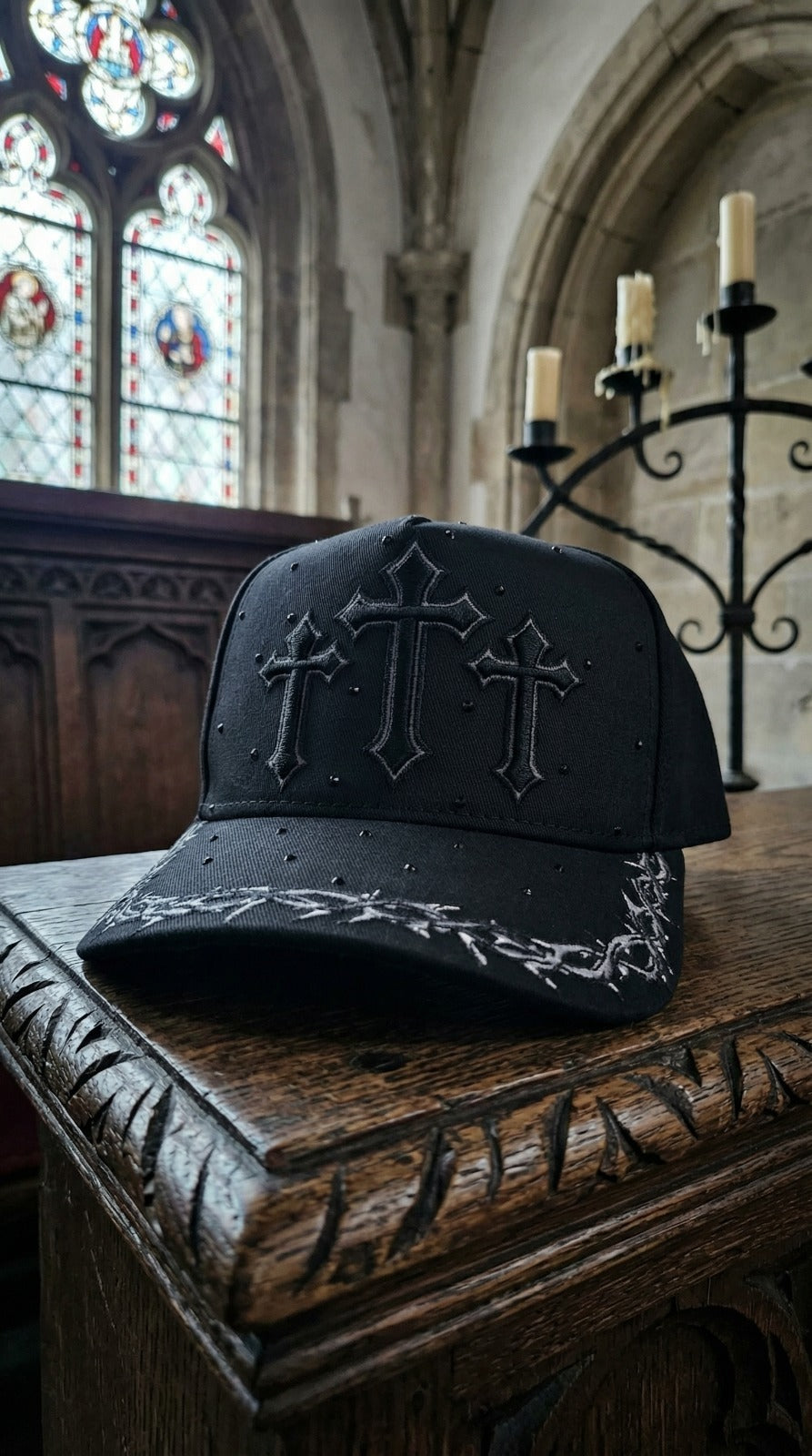 Gorra 3 Cruces Diamantes