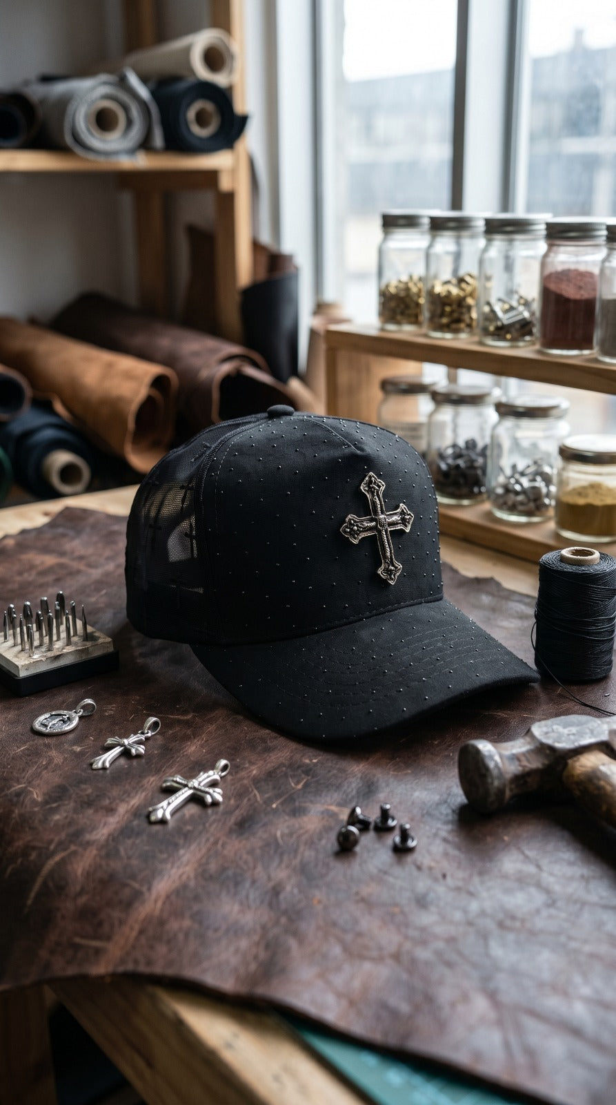 Gorra Cruz Diamante