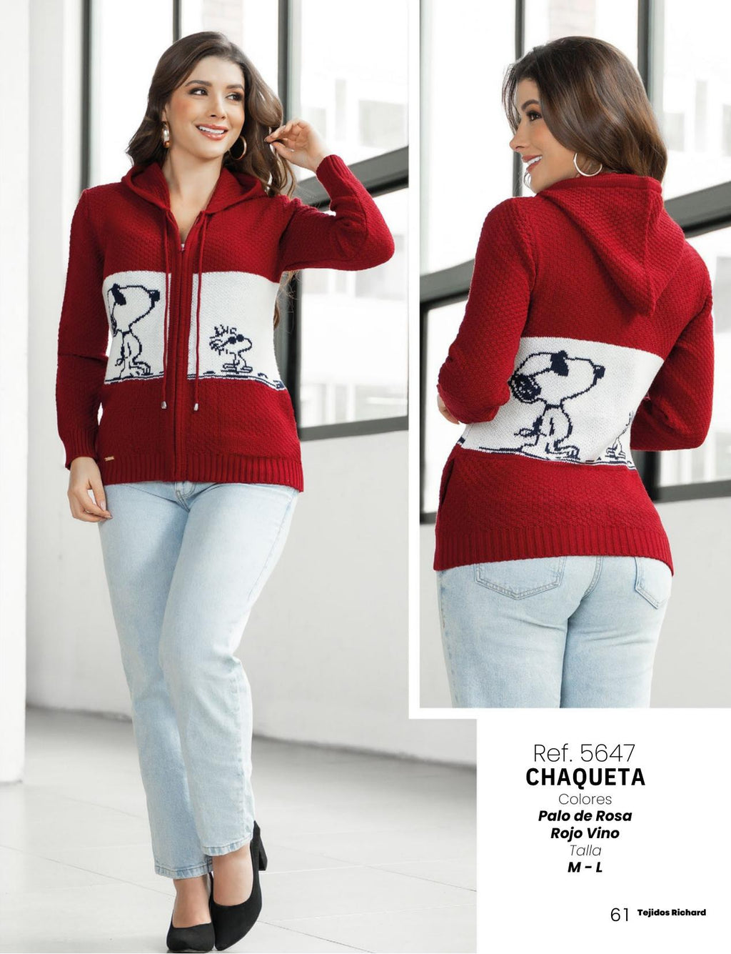 Chaquetas Hilo Mujer