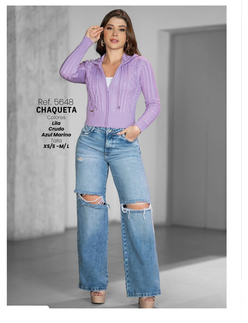 Chaquetas Hilo Mujer