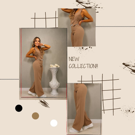 Set  Zarela Elegance Pantalón y Chaleco que definen elegancia y actitud.